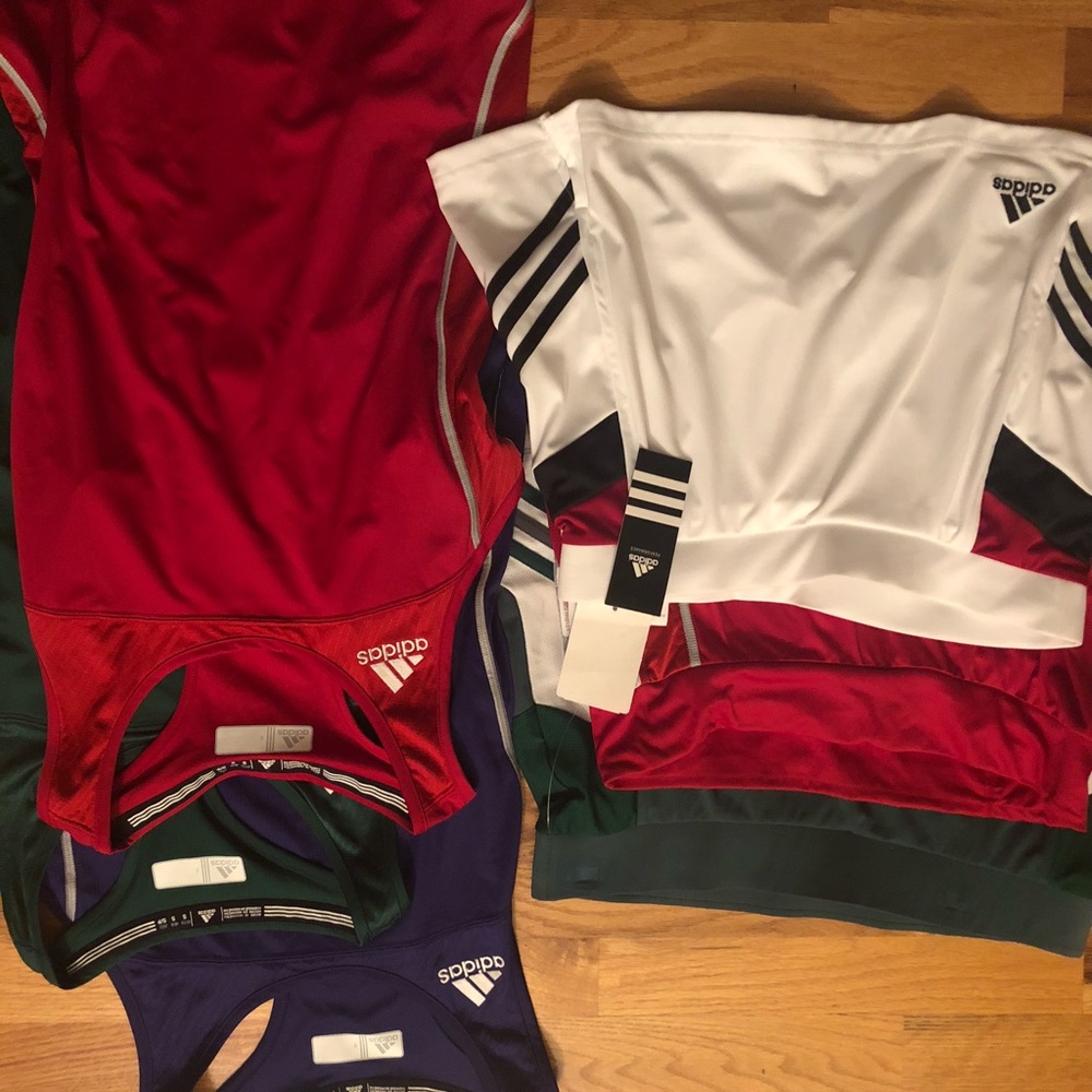 Adidas tennis skirts and tanks